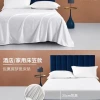 Wholesale of linen sets for five-star hotels, guesthouses and homestays, pure cotton quilt covers and bed sheets from manufacturers details Picture